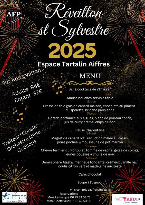 Réveillon de la Saint-Sylvestre à Aiffres