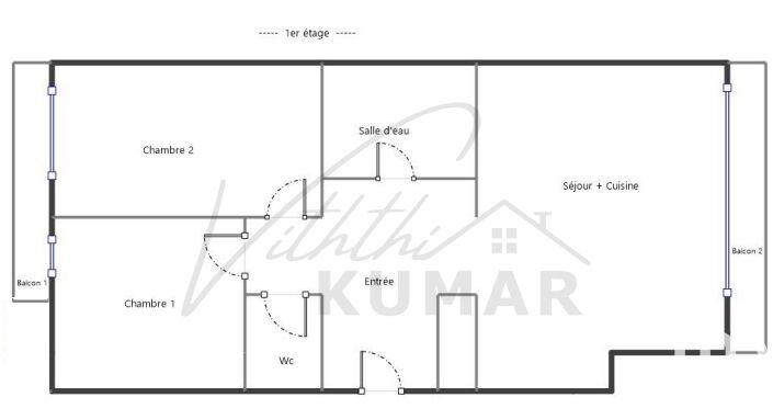 Appartement - 67 m² - 3 pièces