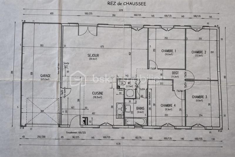 Maison - 100 m² - 6 pièces