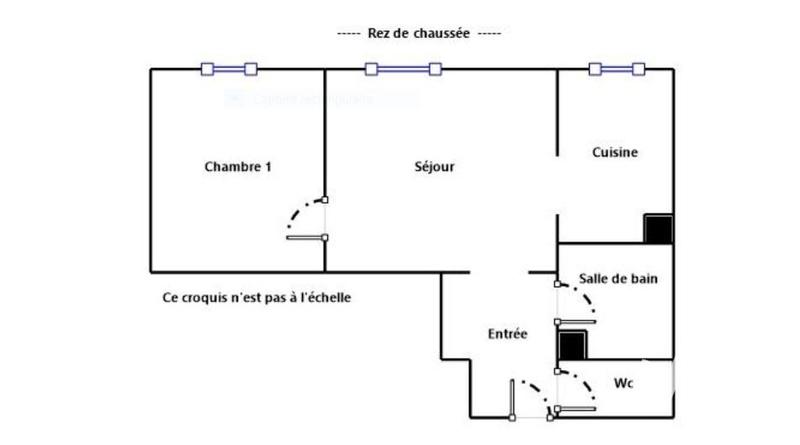 Appartement - 43 m² - 2 pièces