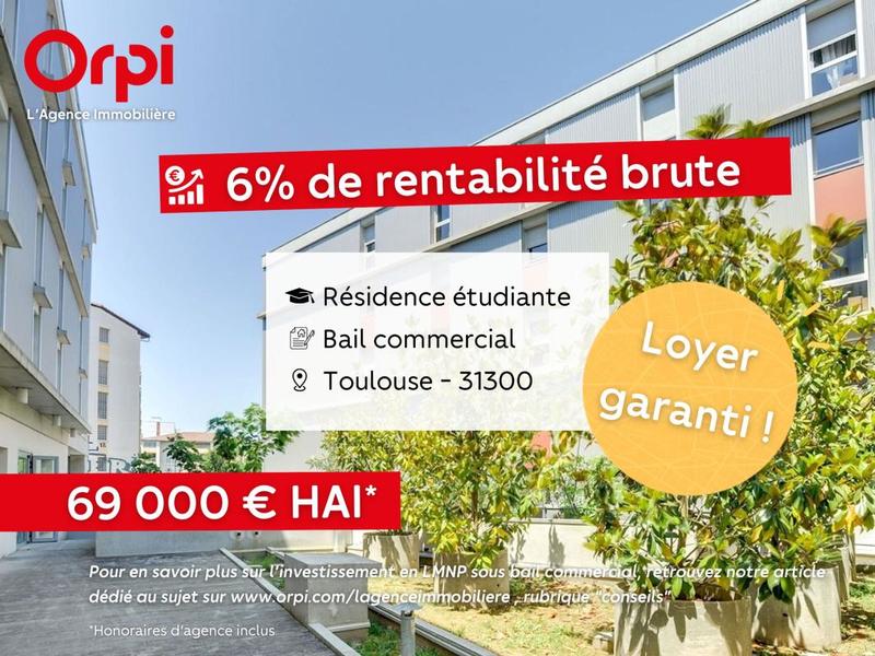 Appartement - 20 m² - 2 pièces