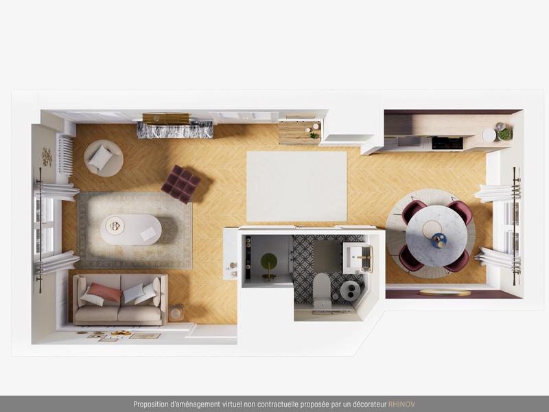 Appartement - 30 m² - 1 pièce