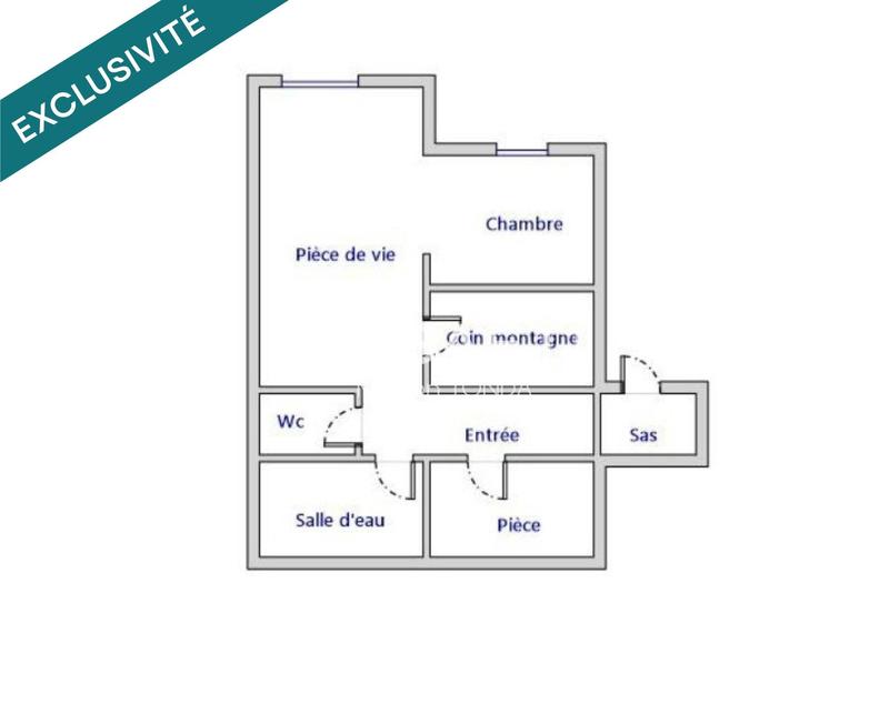 Appartement - 32 m² - 3 pièces