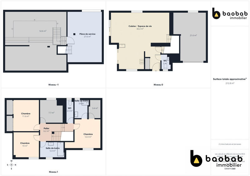 Maison - 120 m² - 4 pièces