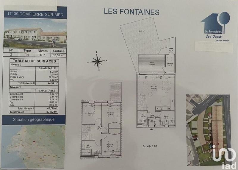 Maison - 88 m² - 4 pièces