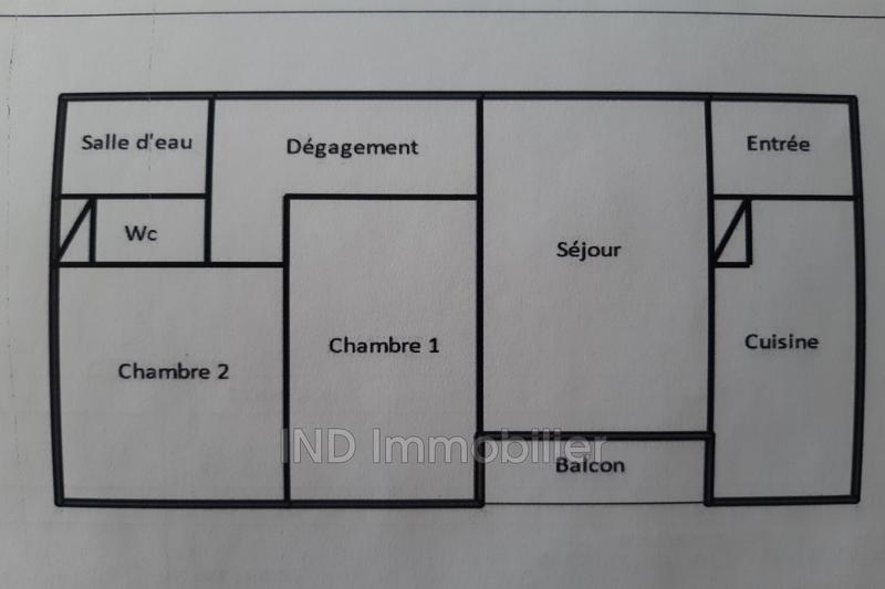Appartement - 56 m² - 3 pièces
