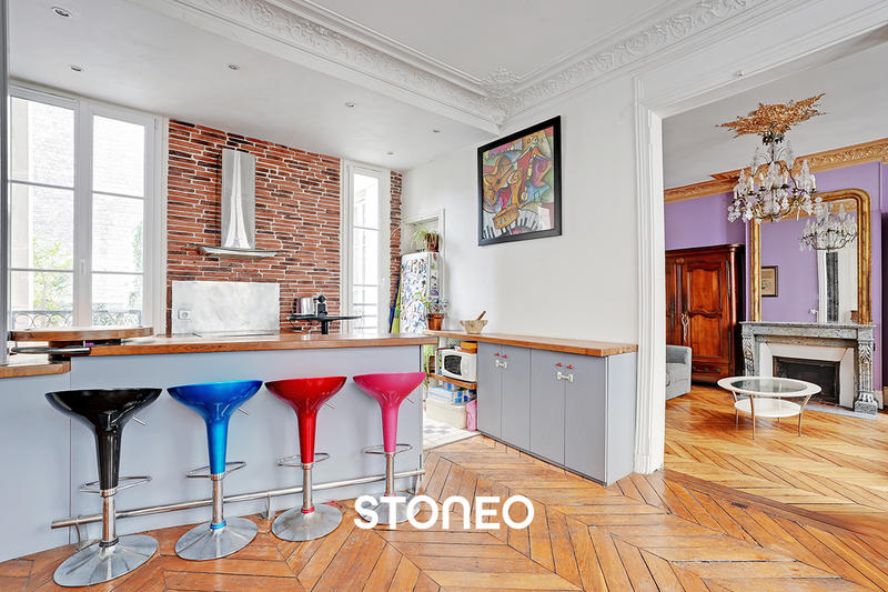 Appartement ancien - 90 m² - 4 pièces