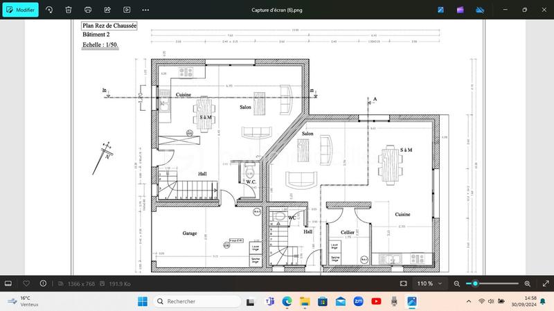 Maison - 85 m² - 4 pièces