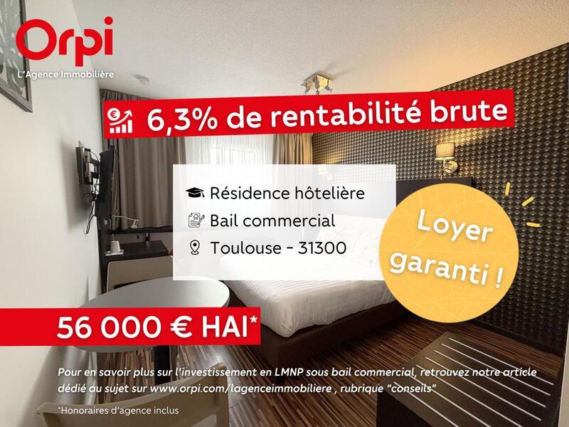 Appartement - 20 m² - 1 pièce