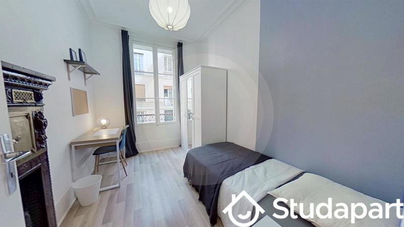 Chambre - 9 m² - 1 pièce