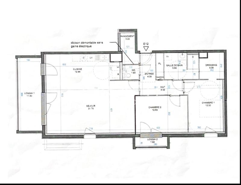 Appartement - 92 m² - 4 pièces