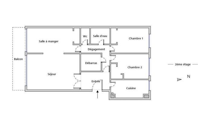 Appartement - 83 m² - 4 pièces