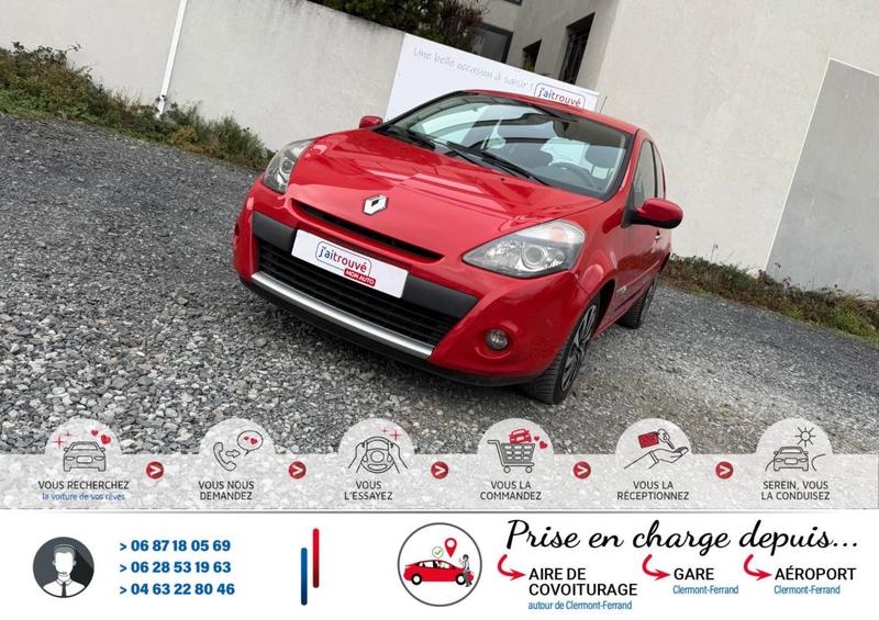 Renault Clio III 1.2i 16v 75Cv Red Color Dynamique Crit'Air 1 *1°Main*175 000Km*Véhicule Sous Garantie*Ct Révision Kit Distribution Ok*Carte Grise Moitié prix (Véhicule plus de 10 ans)*Plus 100 Points Contrôles Effectue*Pneus 4 saisons ("M+S")*Climatisati