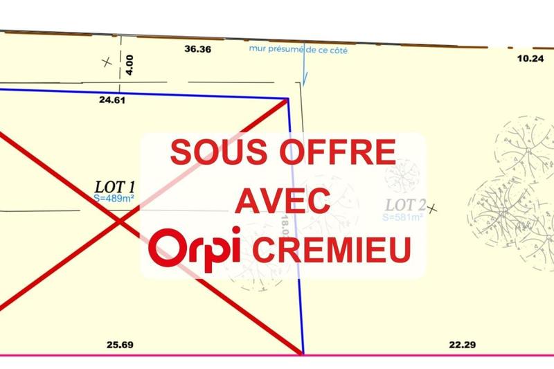 Terrain constructible - 581 m²