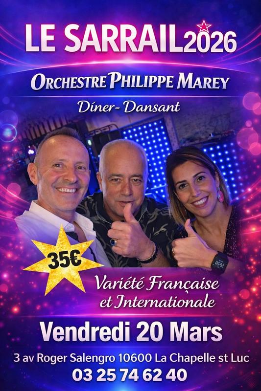 Soirée avec l'orchestre Philippe Marey