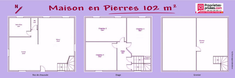Maison - 100 m² - 4 pièces
