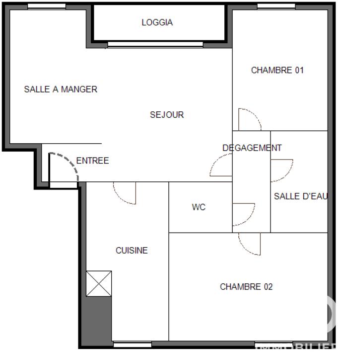 Appartement - 67 m² - 4 pièces