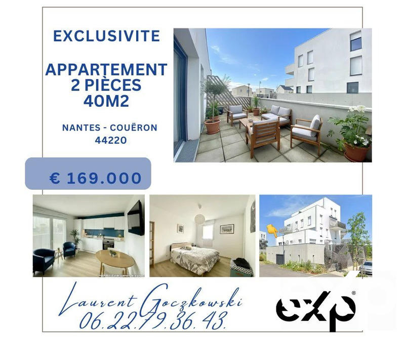 Appartement - 39 m² - 2 pièces