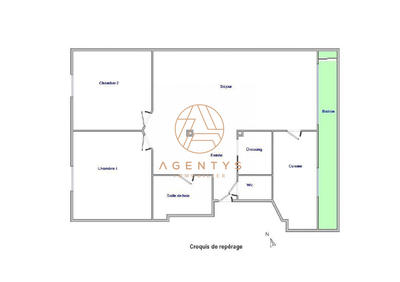 Appartement - 65 m² - 3 pièces