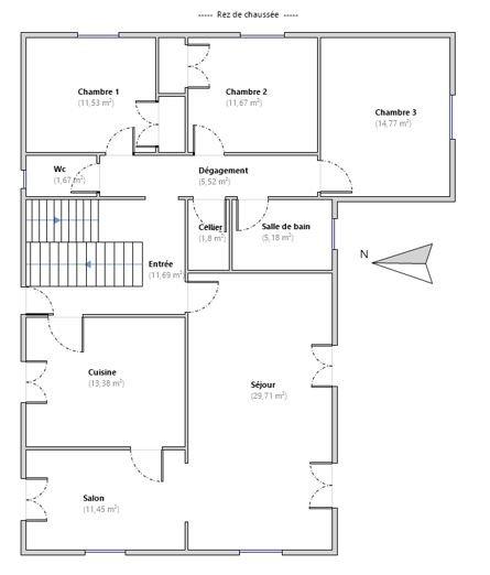 Maison - 116 m² - 7 pièces