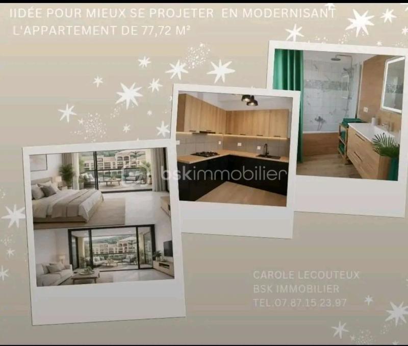 Appartement - 77 m² - 4 pièces