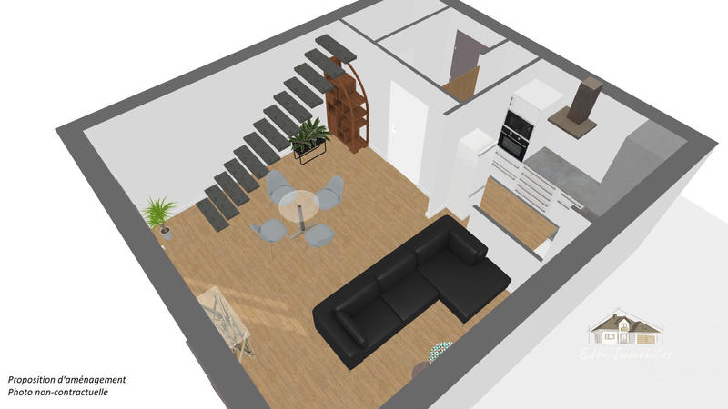 Duplex - 49 m² - 2 pièces