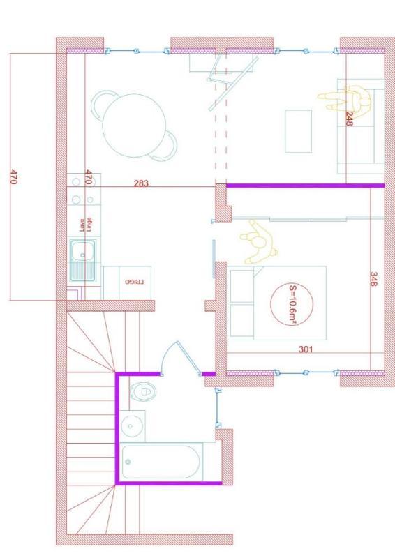 Appartement - 39 m² - 2 pièces