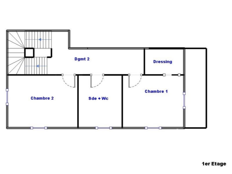 Appartement - 123 m² - 5 pièces