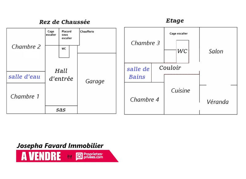 Maison - 100 m² - 6 pièces