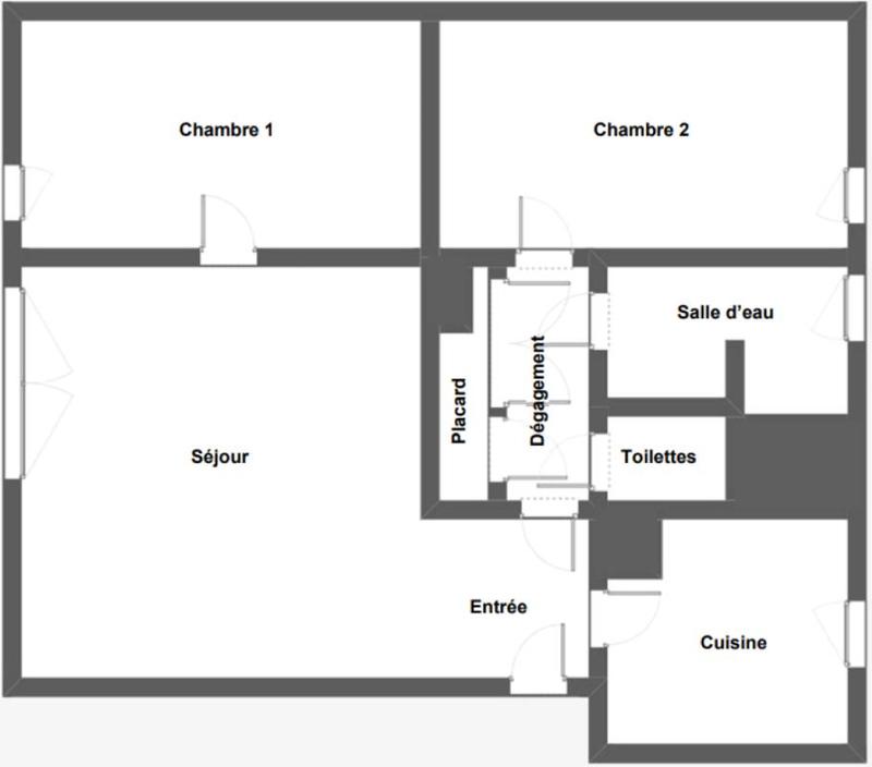 Appartement - 51 m² - 3 pièces