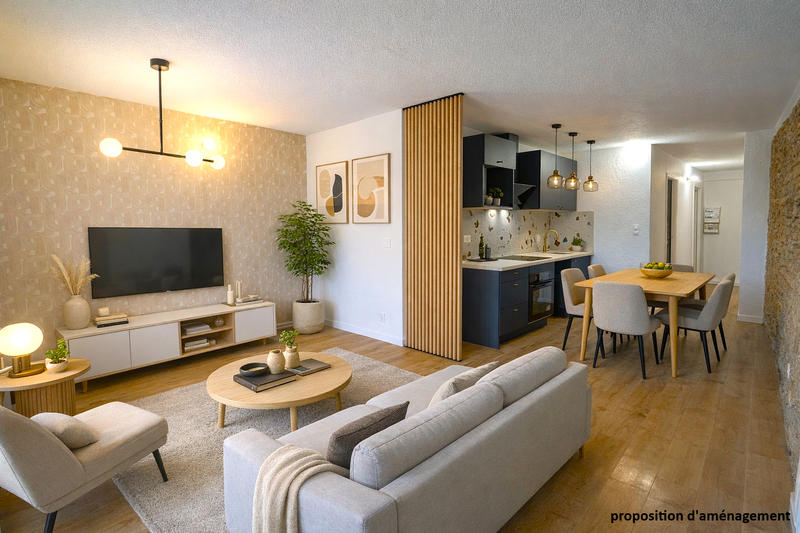 Appartement - 43 m² - 3 pièces