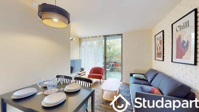 Chambre - 9 m² - 1 pièce