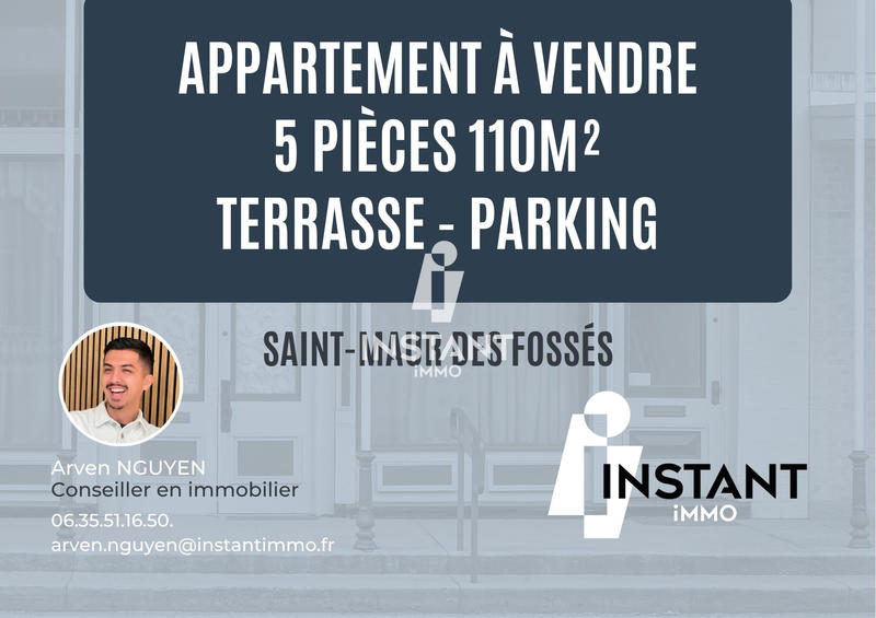 Appartement - 111 m² - 5 pièces