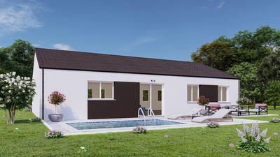 Maison - 92 m² - 6 pièces