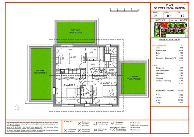 Villa - 154 m² - 5 pièces