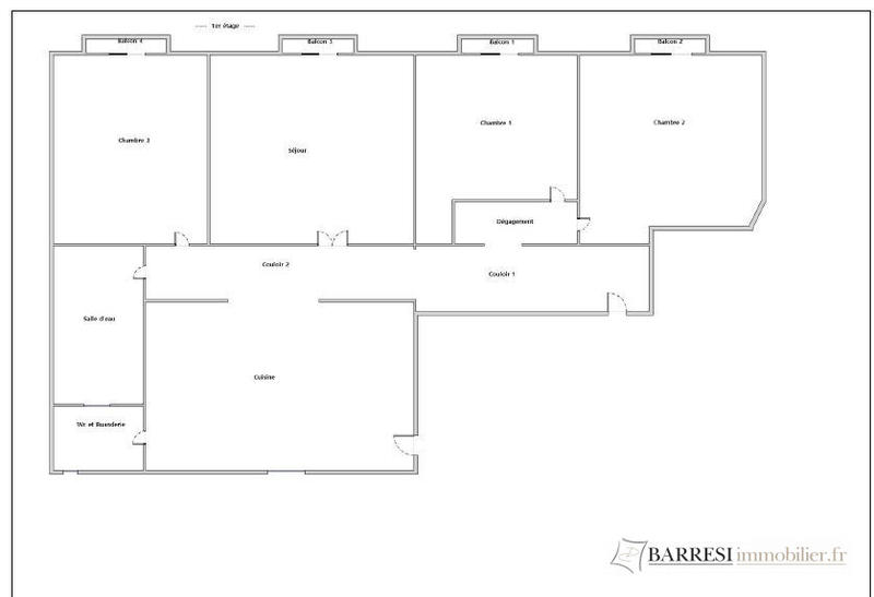 Appartement - 98 m² - 4 pièces