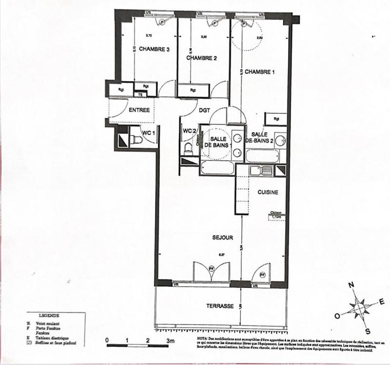 Appartement - 89 m² - 4 pièces