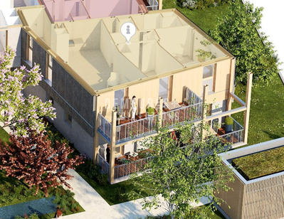 Appartement - 65 m² - 3 pièces