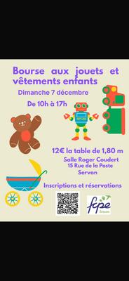 Bourse aux jouets et vêtements enfants
