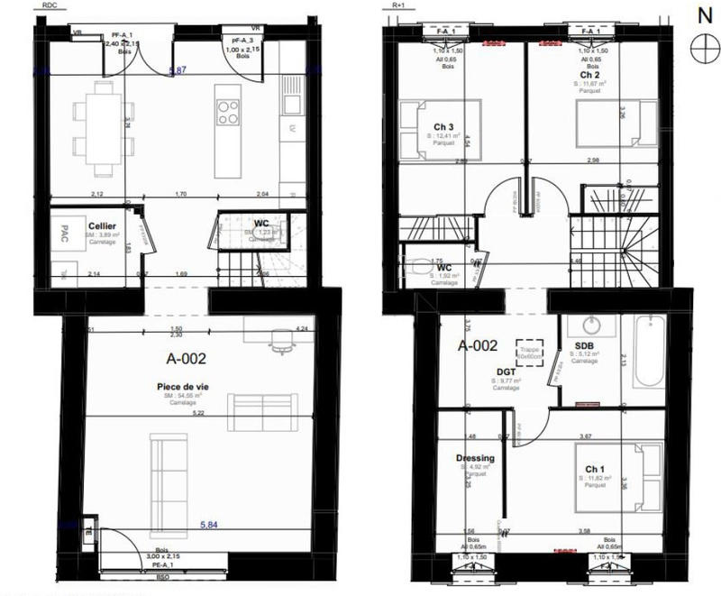 Maison - 114 m² - 4 pièces