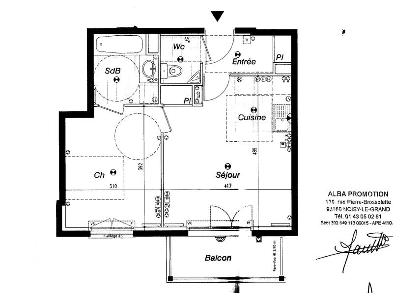 Appartement - 42 m² - 2 pièces