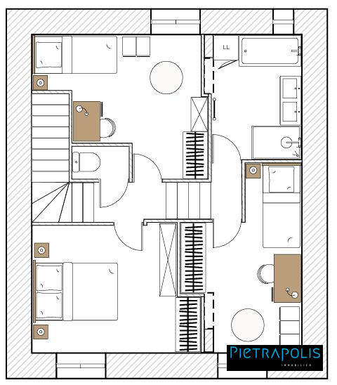 Maison ancienne - 86 m² - 4 pièces