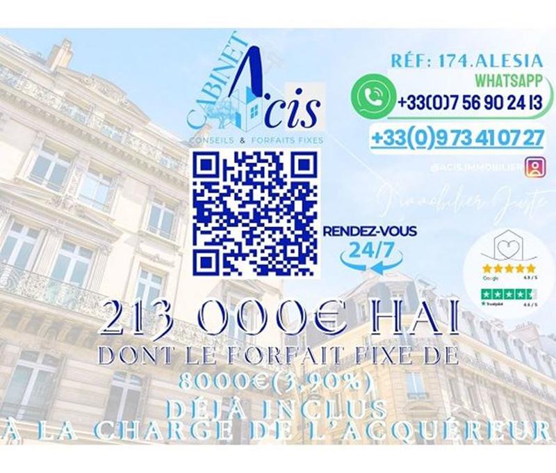 Appartement - 19 m² - 1 pièce