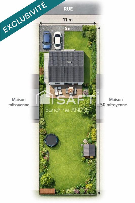 Terrain - 652 m²