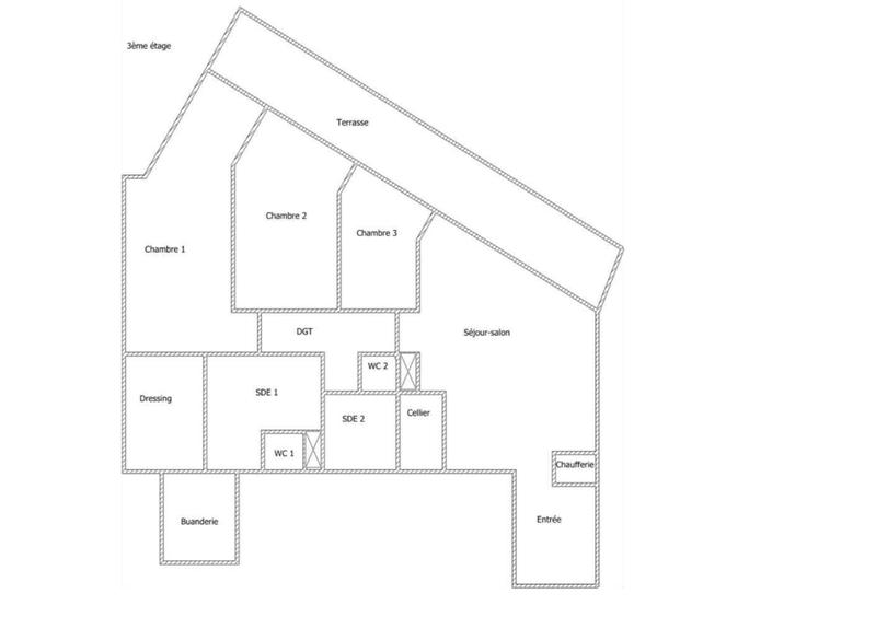 Appartement - 182 m² - 5 pièces