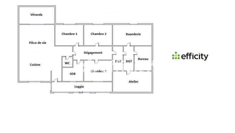 Maison - 120 m² - 6 pièces