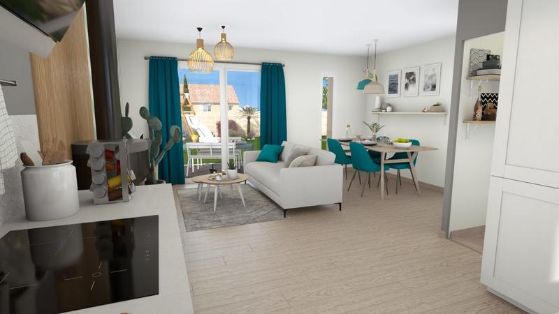 Maison - 77 m² - 3 pièces