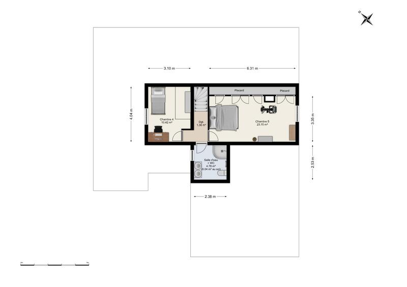 Maison - 170 m² - 6 pièces