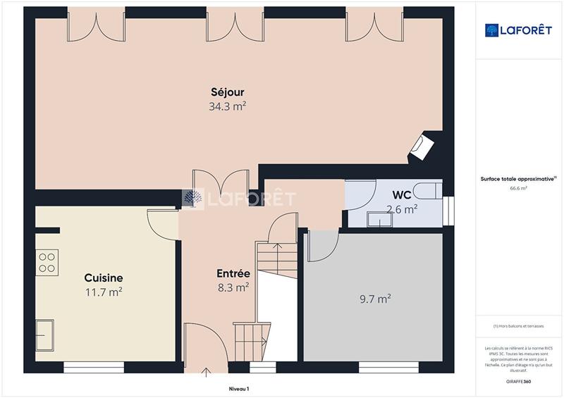 Maison - 118 m² - 6 pièces