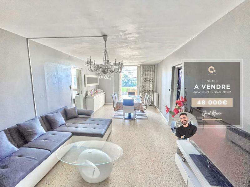 Appartement - 99 m² - 5 pièces